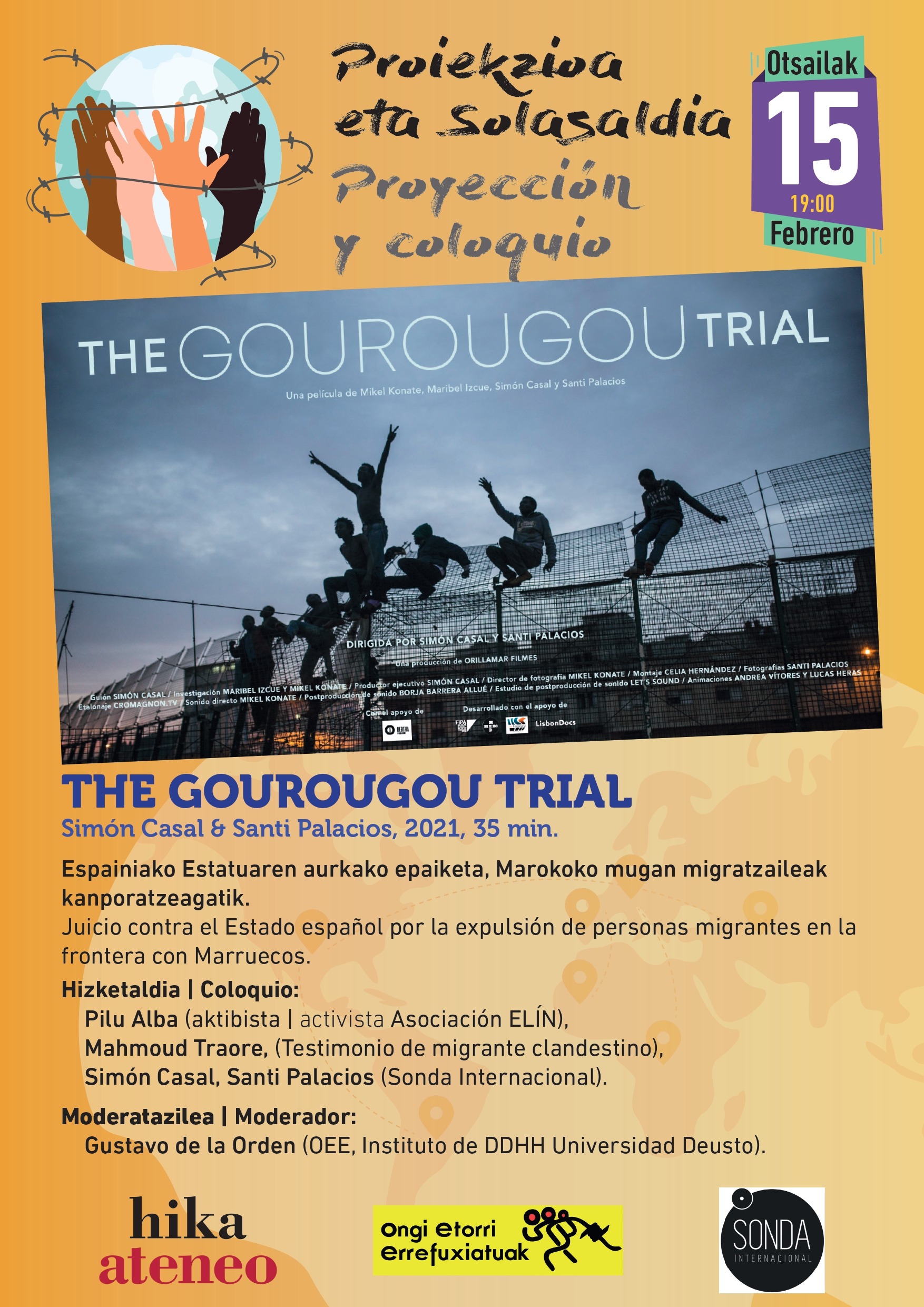 ONGI ETORRI ZINEMA «The Gourougou trial» – hika ateneo